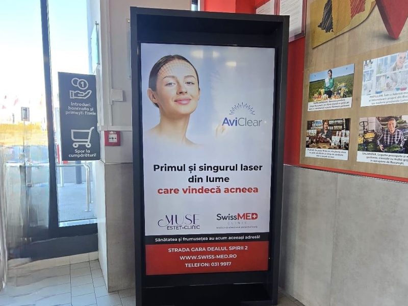 Reteaua Digitala DOOH Indoor - KAUFLAND | Domnesti – A1 – West Park