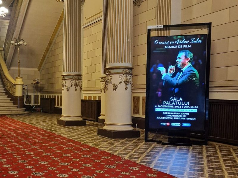 Reteaua Digitala DOOH Indoor - Palatul Bragadiru – Parter