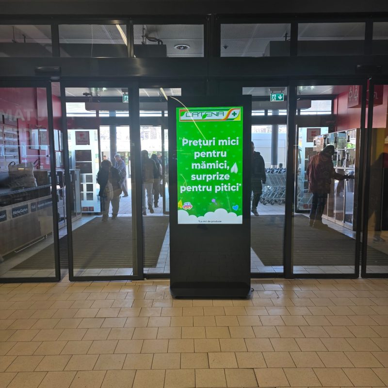 Reteaua Digitala DOOH Indoor - KAUFLAND | Pitesti Str. Exercițiu