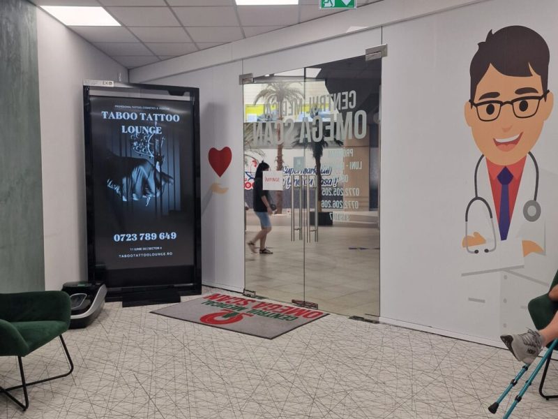 Reteaua Digitala DOOH Indoor - Centru Medical OMEGA SCAN